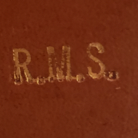 Antique R.M.S. leather book - Picture 2 of 8
